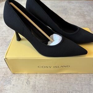 Cosy Island Black Women's Heels